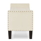 Entryway Living Room Soft Padded Seat with Armrest,Bed Bench