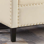 Entryway Living Room Soft Padded Seat with Armrest,Bed Bench