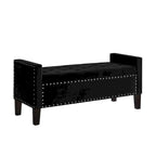 Entryway Living Room Soft Padded Seat with Armrest,Bed Bench