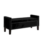 Entryway Living Room Soft Padded Seat with Armrest,Bed Bench