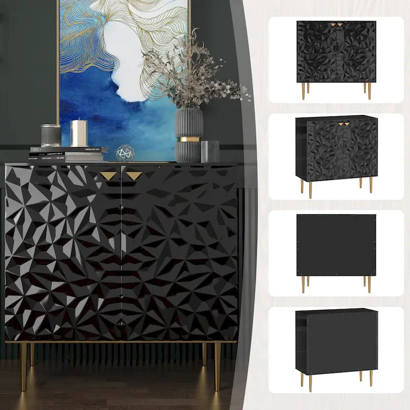 Clihome 2 Door Locker Storage Accent Cabinet