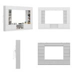 Wall Unit TV Stand with Bookshelves for TVs up to 70 , Modern Console