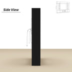 Wall Unit TV Stand with Bookshelves for TVs up to 70 , Modern Console