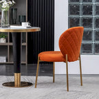 Amoa Contemporary Velvet Upholstery Dining Chair