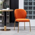 Amoa Contemporary Velvet Upholstery Dining Chair