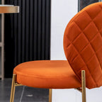 Amoa Contemporary Velvet Upholstery Dining Chair