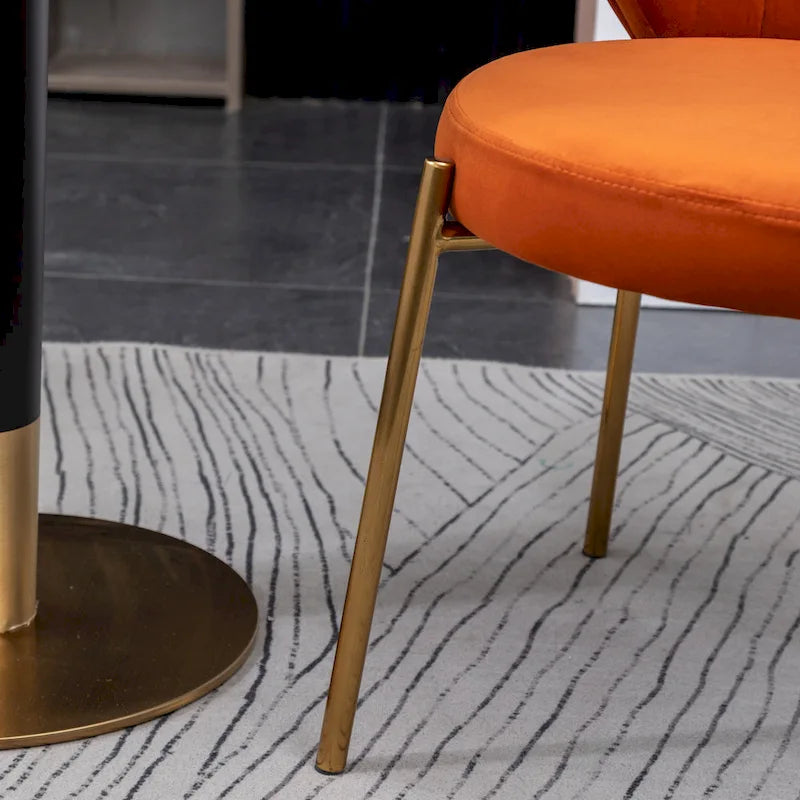 Amoa Contemporary Velvet Upholstery Dining Chair