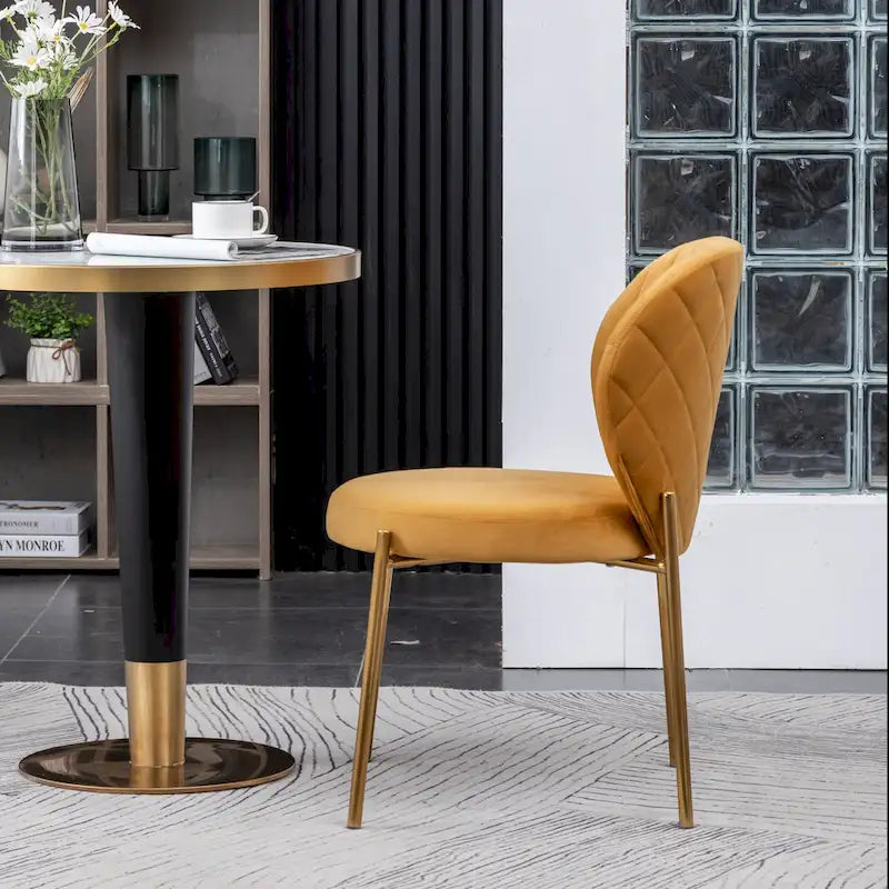 Amoa Contemporary Velvet Upholstery Dining Chair