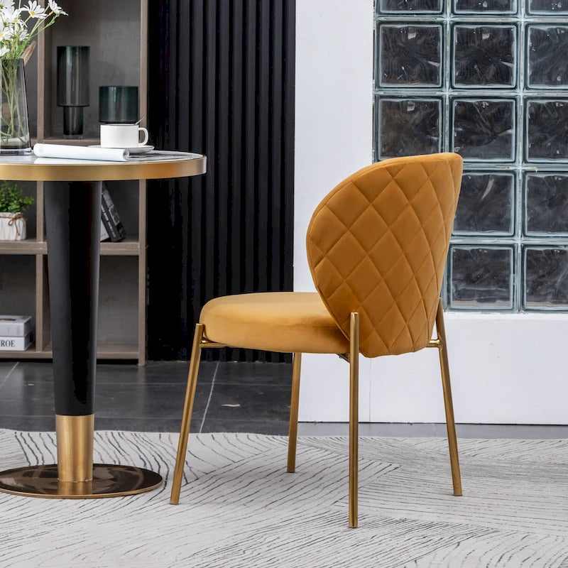 Amoa Contemporary Velvet Upholstery Dining Chair