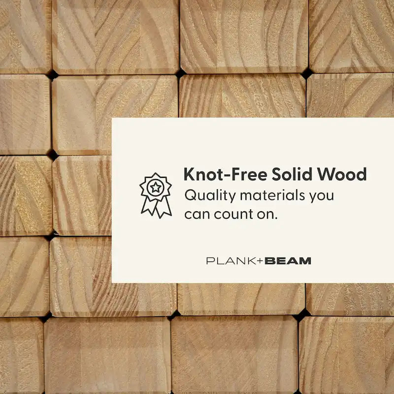 Plank and Beam Modern Rectangular Coffee Table - 40  x 20