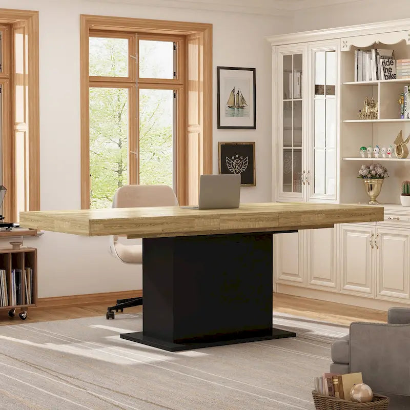 78.7 W Extendable Table Dining Table Meeting Table Working Station