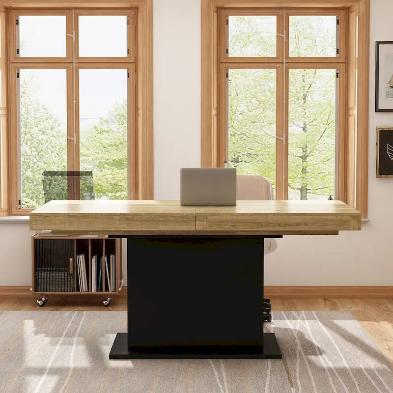 78.7 W Extendable Table Dining Table Meeting Table Working Station