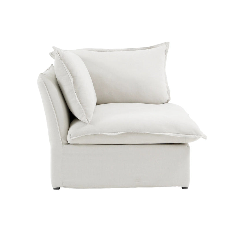 123  Upholstered Sectional Sofa Minimalist Velvet Couch