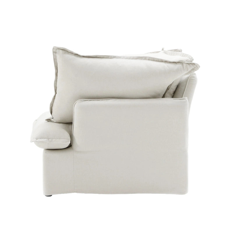 123  Upholstered Sectional Sofa Minimalist Velvet Couch