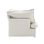 123  Upholstered Sectional Sofa Minimalist Velvet Couch