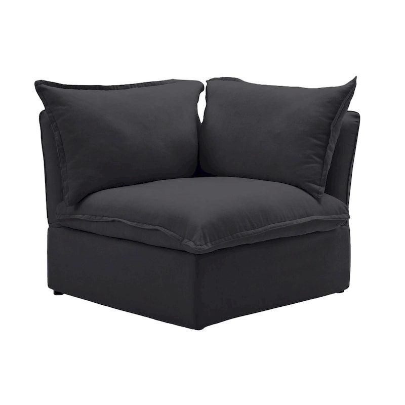 123  Upholstered Sectional Sofa Minimalist Velvet Couch