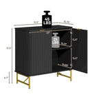 Clihome Modern MDF 2-Door Accent Sideboard
