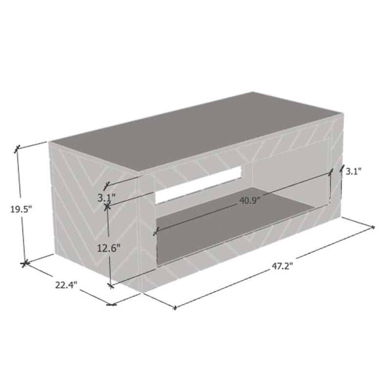 Paris Modern 47  Coffee Table