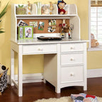 Wooden Desk with Four Drawers
