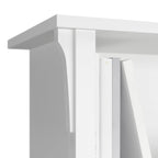 Bush Furniture Salinas 60W L Shaped Desk with Storage Hutch