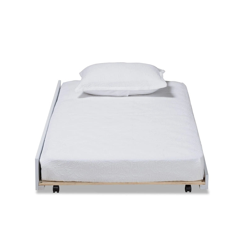 Alya Classic Traditional Farmhouse Twin Size Trundle (Trundle Only)
