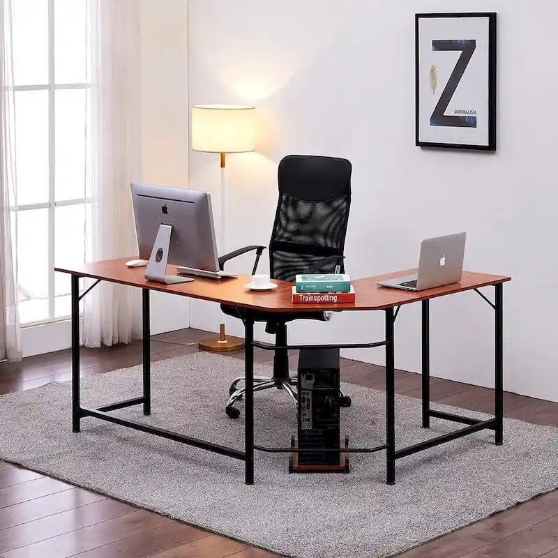 MCombo Corner L-Shape Gaming Desk, MDF 7121