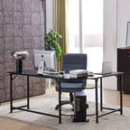 MCombo Corner L-Shape Gaming Desk, MDF 7121