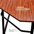 MCombo Corner L-Shape Gaming Desk, MDF 7121