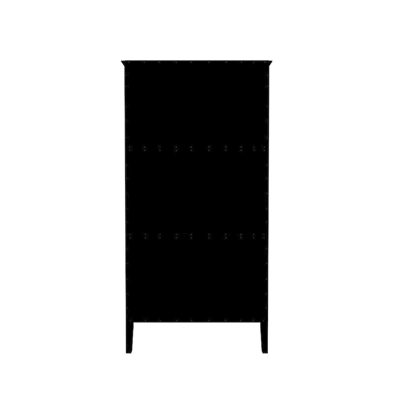 Manhattan Comfort Crown Full Wardrobe with Hanging and 2 Drawers