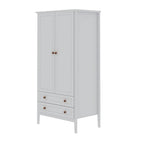 Manhattan Comfort Crown Full Wardrobe with Hanging and 2 Drawers