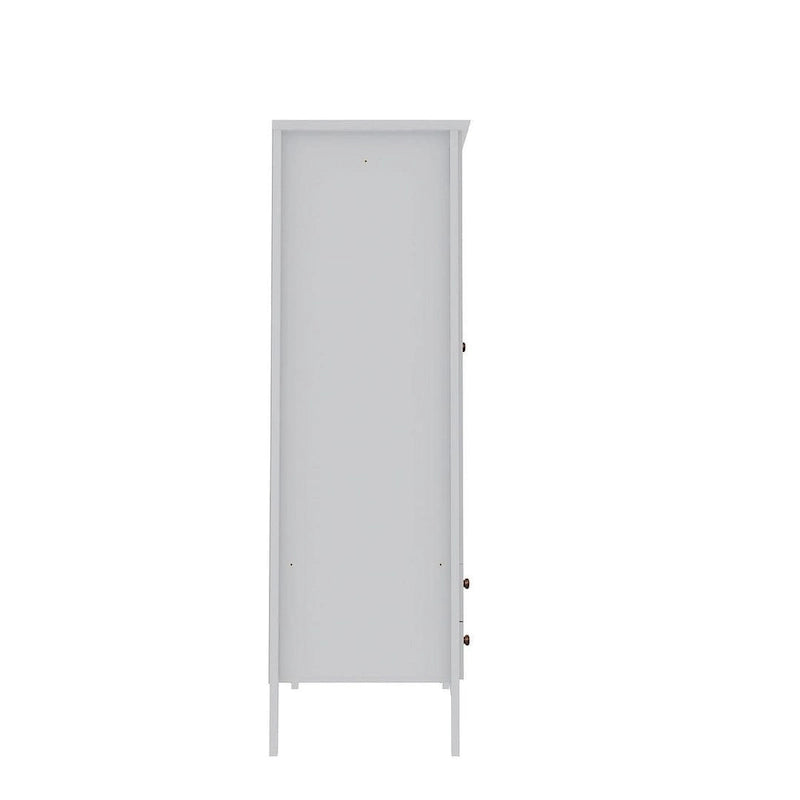 Manhattan Comfort Crown Full Wardrobe with Hanging and 2 Drawers