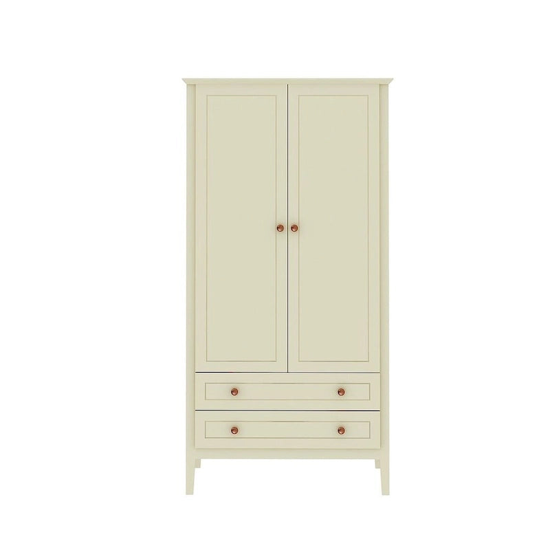 Manhattan Comfort Crown Full Wardrobe with Hanging and 2 Drawers