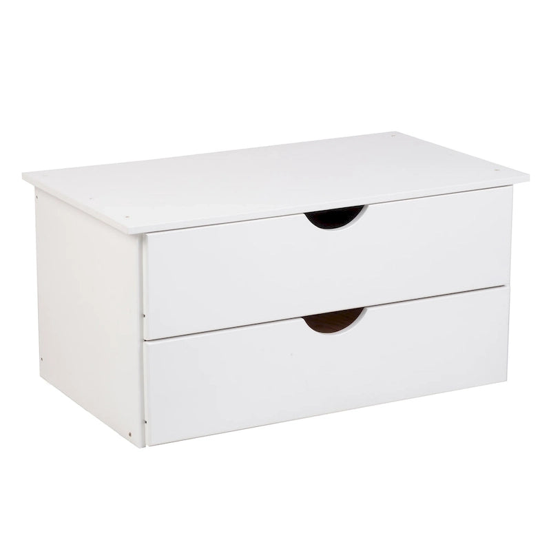 100% Solid Wood 2-Drawer Internal Chest for Cosmo 4-Door Wardrobe by Palace Imports