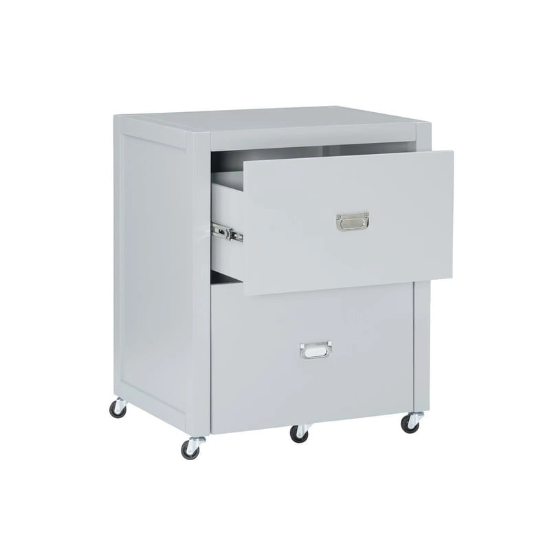 Linon Poppy Rolling File Cabinet