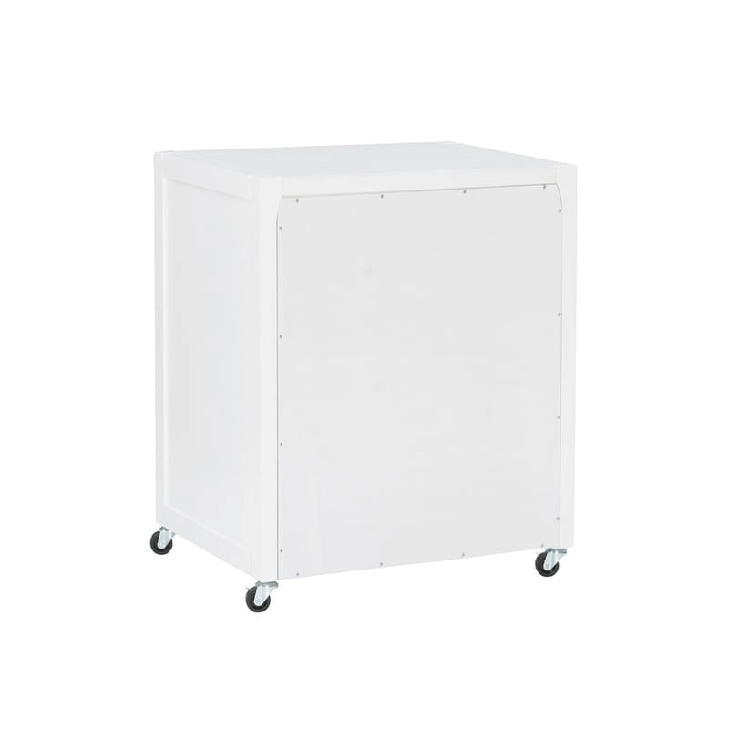 Linon Poppy Rolling File Cabinet