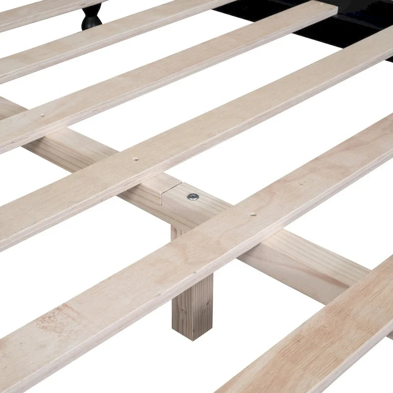 Full Size Wood Platform Bed Frame