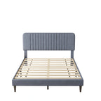 Queen Size Upholstered Platform Bed