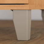 60W Office Desk with Cabinet and 5 Shelf Bookcase