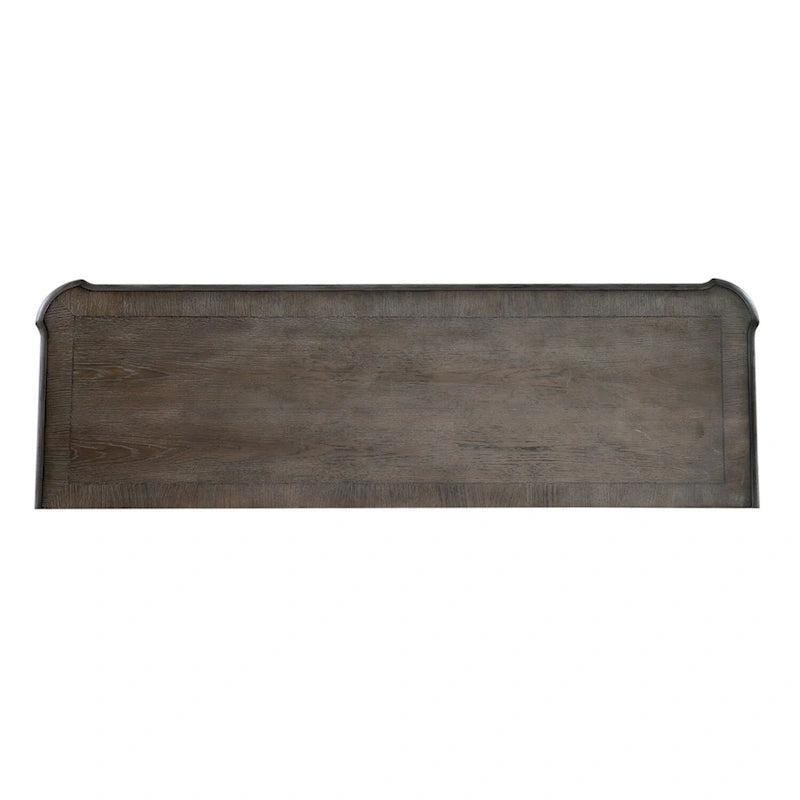 Antique White Weathered Bark Credenza