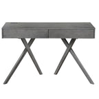 Foli Transitional 47-inch Wood 2-Drawer Desk with USBs and Power Outlets by Furniture of America