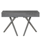 Foli Transitional 47-inch Wood 2-Drawer Desk with USBs and Power Outlets by Furniture of America