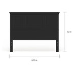 Bedford Black Queen Headboard