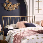 Parkcrest Gold Metal Bed by