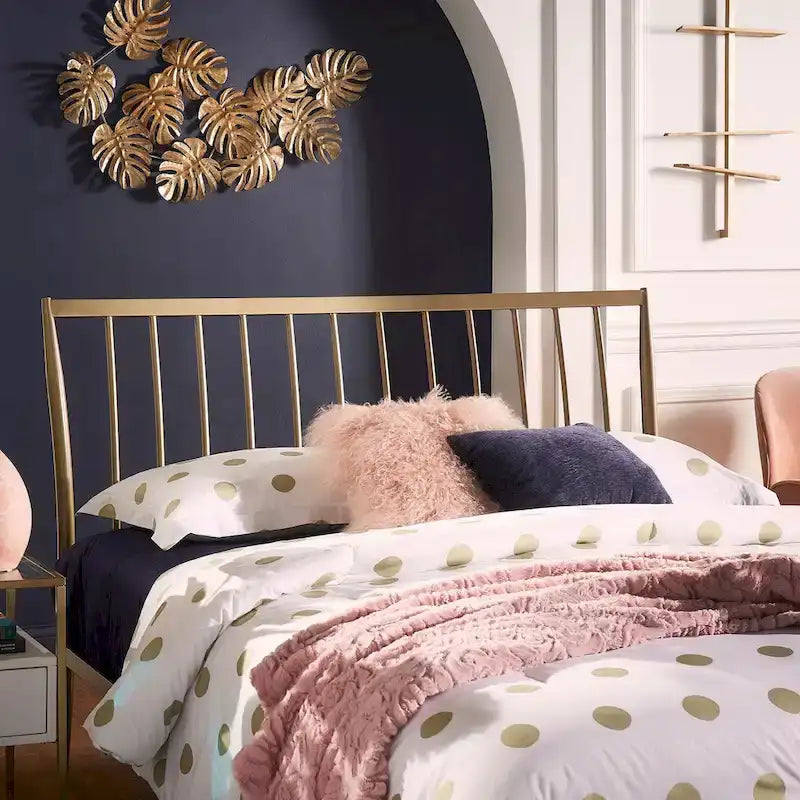 Parkcrest Gold Metal Bed by