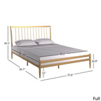 Parkcrest Gold Metal Bed by