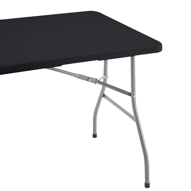 Folding Table Foldable Table Portable Collapsible Table Multipurpose Rectangular Resin Fold Up Table for Outdoor Camping