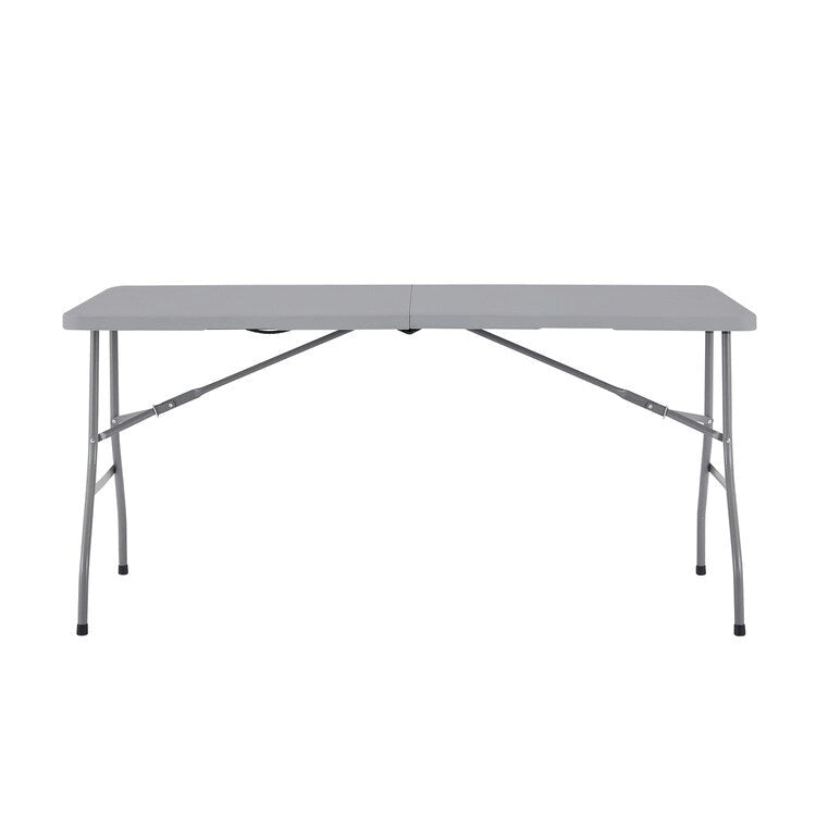 Folding Table Foldable Table Portable Collapsible Table Multipurpose Rectangular Resin Fold Up Table for Outdoor Camping