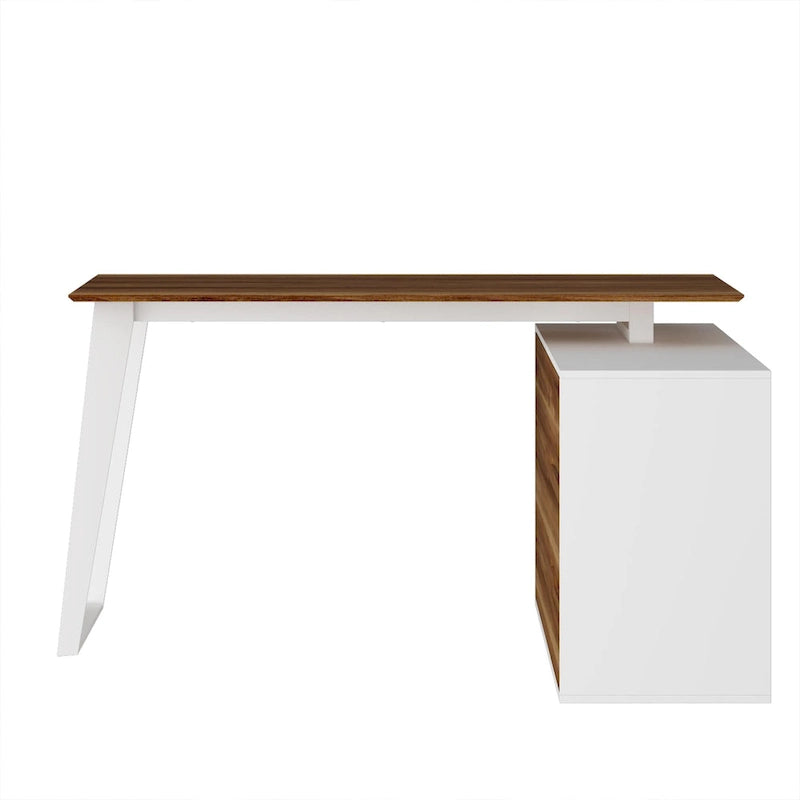 Timechee Home Office Computer Desk L-Shaped Corner Desk 54.3  Writing