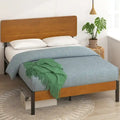Priage by  Black Metal Platform Bed Frame