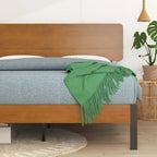 Priage by  Black Metal Platform Bed Frame